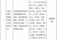 人保财险总公司及分支机构合计被罚1115万元：未按照规定使用经批准或者备案的车险、农险、保证保险条款费率