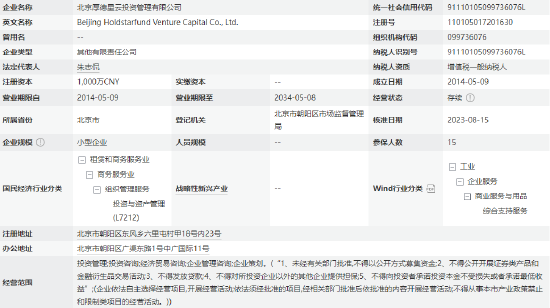 厚德星云公司被责令改正 私募基金管理存瑕疵